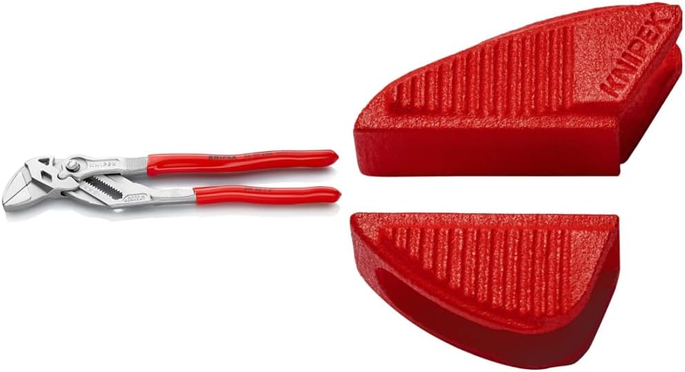 KNIPEX Pliers Wrench 86 03 250 SBA With Jaw Protectors 86 09 250 V01