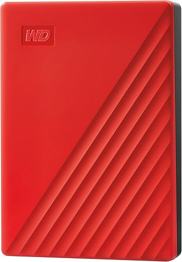 Western Digital Portable Hard Drive, 5TB, Red, WDBPKJ0050BRD-WESN