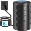 UWIWUTEI Power Strip Surge Protector Tower