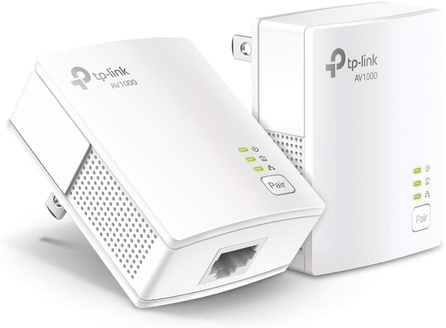 TP-Link Powerline Ethernet Adapter Starter Kit AV1000