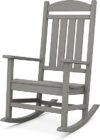 Polywood Presidential Outdoor Rocking Chair, Slate Grey