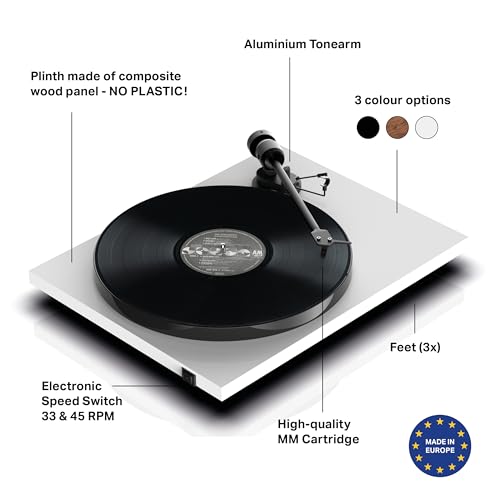 Pro-Ject E1 Entry Level Record Player (Walnut) - Image 2