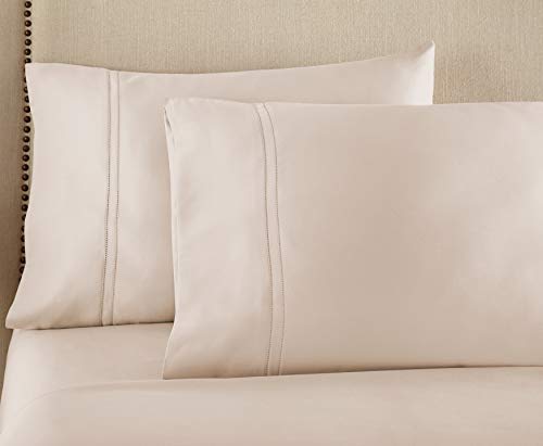 Pure Parima Egyptian Cotton Sheet Set, Soft Peach - Image 2