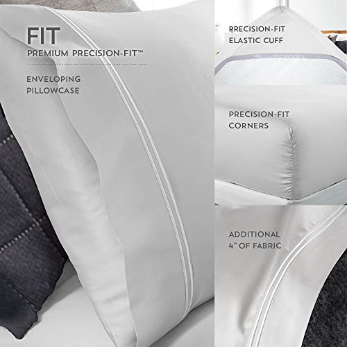 PureCare Cool Touch Tencel Sheet Set, Queen (PCST-Q-WH) - Image 4