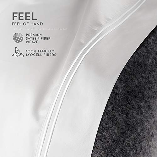 PureCare Cool Touch Tencel Sheet Set, Queen (PCST-Q-WH) - Image 5