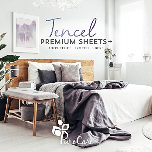PureCare Cool Touch Tencel Sheet Set, Queen (PCST-Q-WH) - Image 2