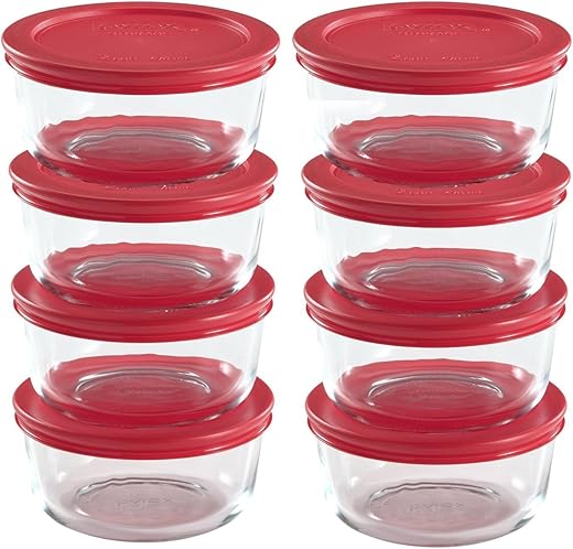Pyrex Pyrex 16-Piece 2-Cup Storage Set