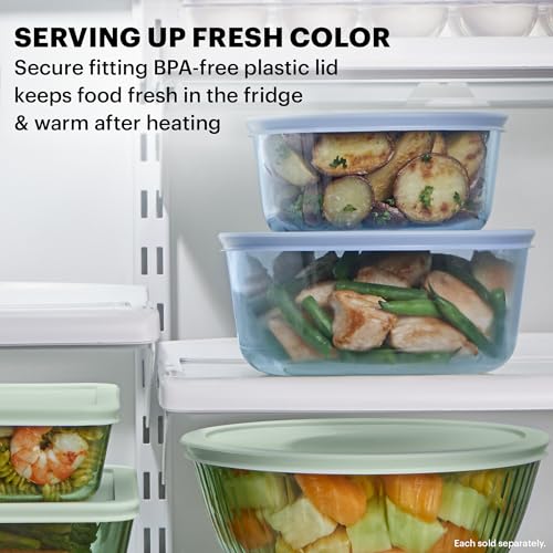 Pyrex Tinted Glass Food Storage Containers, 3-Pack - Image 4