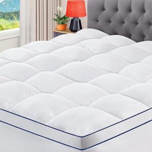 CYMULA Queen Cooling Pillow Top Mattress Topper