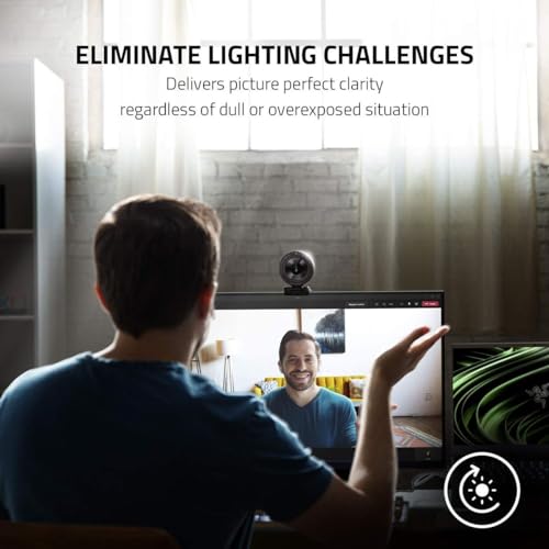 Razer 1080P Webcam With Microphone, Auto Light Correction - Image 4