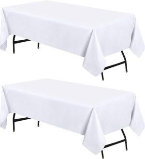 Utopia Kitchen Rectangle Table Cloth 2 Pack [60×102 Inches]