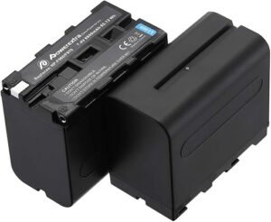 Powerextra Replacement NP-F970 Battery Compatible With Sony