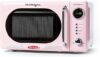 Nostalgia Retro Compact Countertop Microwave Oven – Pink