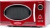 Nostalgia Retro Countertop Microwave Oven, Metallic Red