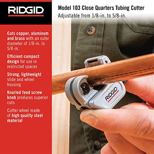 RIDGID Model 103 Close Quarters Tubing Cutter - Image 2