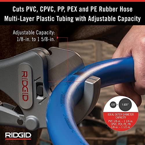 RIDGID Model RC-1625 Aluminum Ratchet Pipe Cutter - Image 3