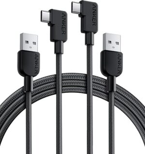 Anker Right Angle USB A To USB C Cable