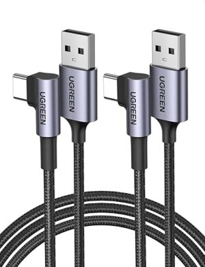 UGREEN Right Angle USB C Cable, USB A