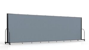 Screenflex Room Divider With Metal Frame, Folding Partition