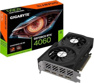 GIGABYTE RTX 4060 WINDFORCE OC 8G Graphics Card GV-N4060WF2OC-8GD