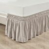 Lush Decor Ruched Ruffle Easy Wrap Bedskirt