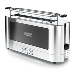 Russell Hobbs Glass Accent Long Toaster TRL9300BKR
