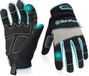 DURATECH Safety Work Gloves, Touch Screen, Large