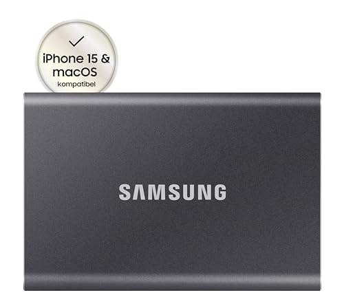 SAMSUNG T7 Portable SSD - 1 TB Titanium Grey (MU-PC1T0T/WW) - Image 2