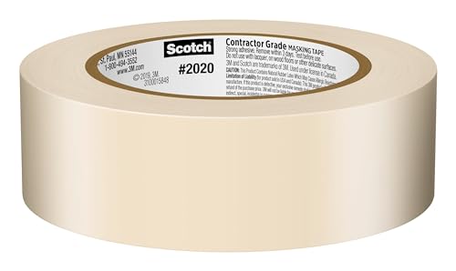 Scotch Painter's Tape Contractor Grade, Tan, 1.41" x 60.1 Yards - Image 3