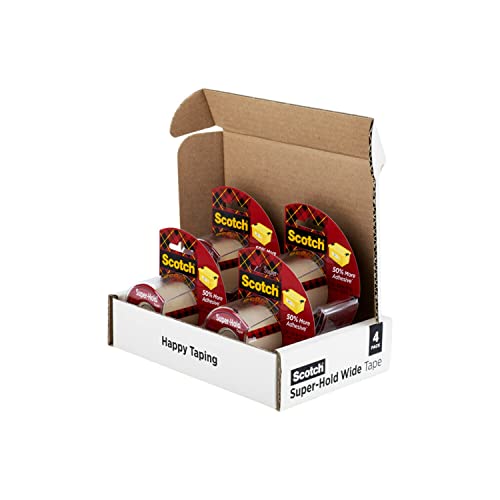 Scotch Super-Hold Wide Tape, 4 Rolls, 4198W-SIOC - Image 3