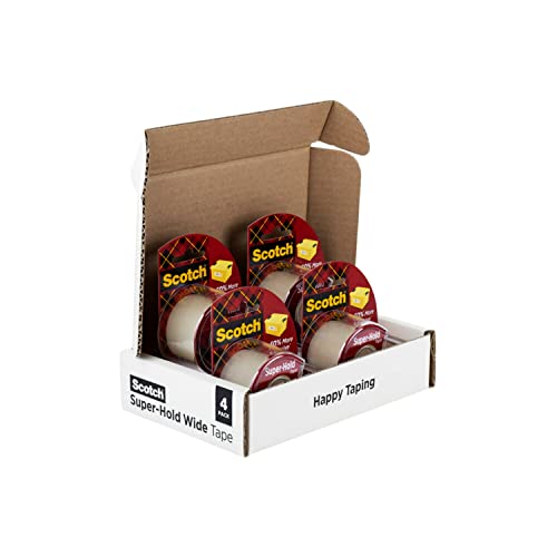 Scotch Super-Hold Wide Tape, 4 Rolls, 4198W-SIOC - Image 4