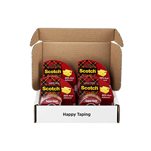 Scotch Super-Hold Wide Tape, 4 Rolls, 4198W-SIOC - Image 2