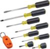 Klein Tools Screwdriver Set With Magnetizer, 9-Piece