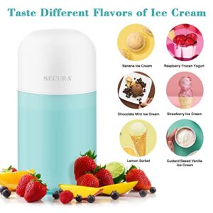 Secura Mini Electric Ice Cream Maker, Aqua