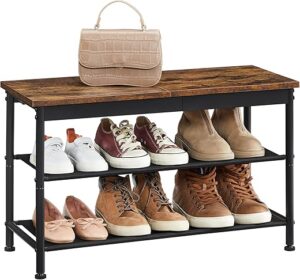 VASAGLE Shoe Rack Bench With Storage ULHS100B01