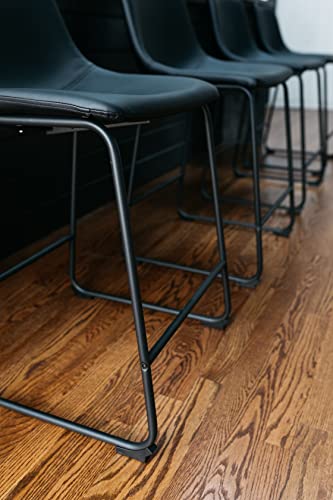 Signature Design by Ashley Centiar Counter Height Modern Barstool, Black - Image 2