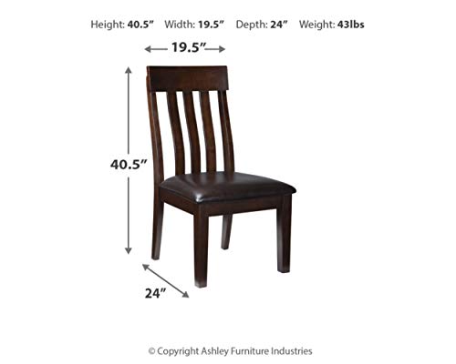 Signature Design by Ashley Haddigan Faux Leather Dining Chair, 2 Count - Image 3