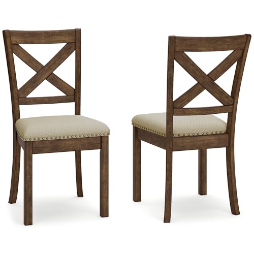 Signature Design by Ashley Moriville Modern Farmhouse Upholstered Dining Chair, 2 Count - Image 4