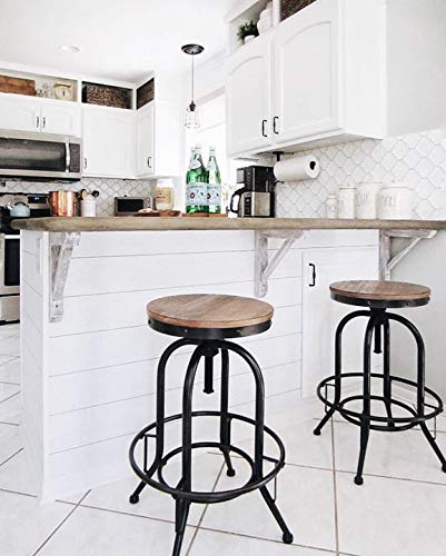 Signature Design by Ashley Valebeck Industrial Adjustable Swivel Barstool, 2 Count - Image 5