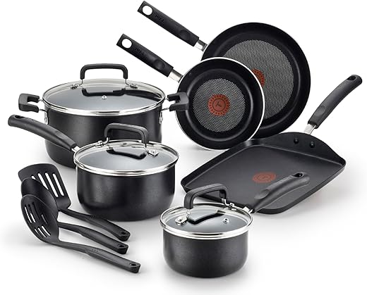 T-Fal Signature Nonstick Cookware Set, 12 Piece