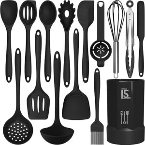 AOTHOD Silicone Cooking Utensils Set – Heat Resistant Kitchen Tools