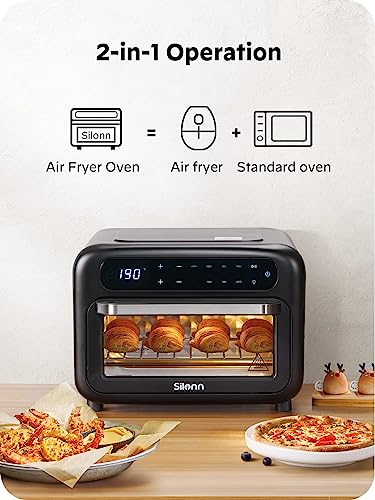 Silonn Smart 2-in-1 Air Fryer Toaster Oven Combo - Image 2