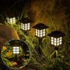 GIGALUMI Solar LED Outdoor Waterproof Lights, 8 Pack