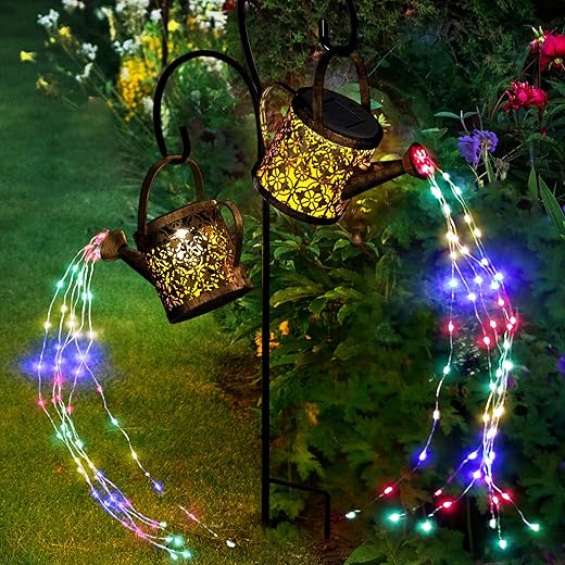Merear Solar Watering Can Lights Outdoor