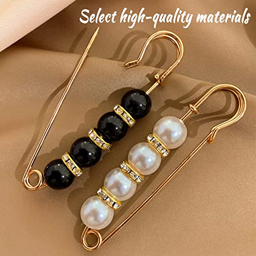 Sonloka Pearl Brooch Pins for Women, 5 Pcs - Image 5