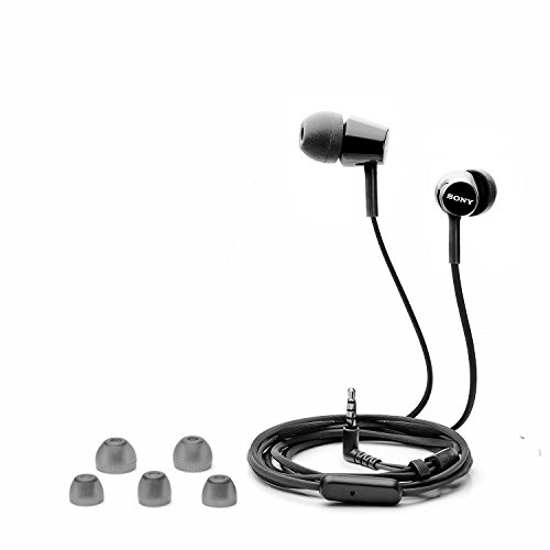 Sony In-Ear Earbud Headphones With Mic MDR-EX155AP/B - Image 4
