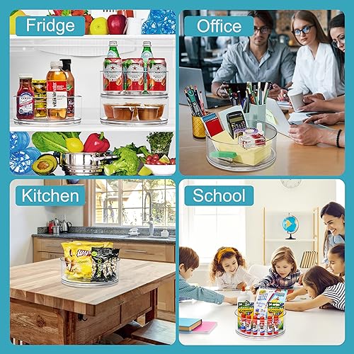 Sorbus 9 Inch Clear Lazy Susan Organizer - Image 5