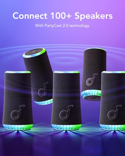 Soundcore Glow Portable Speaker, 30W 360° Sound, IP67 Waterproof - Image 4