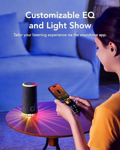 Soundcore Glow Portable Speaker, 30W 360° Sound, IP67 Waterproof - Image 5