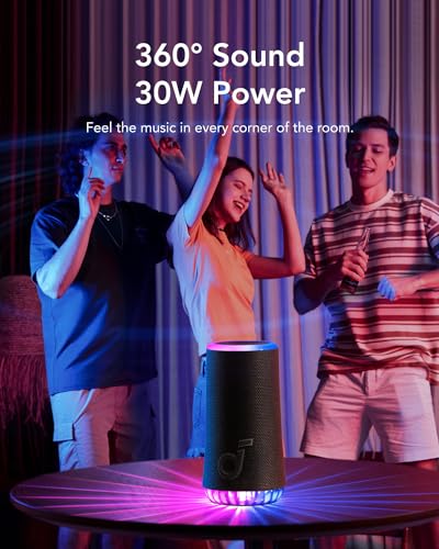 Soundcore Glow Portable Speaker, 30W 360° Sound, IP67 Waterproof - Image 2